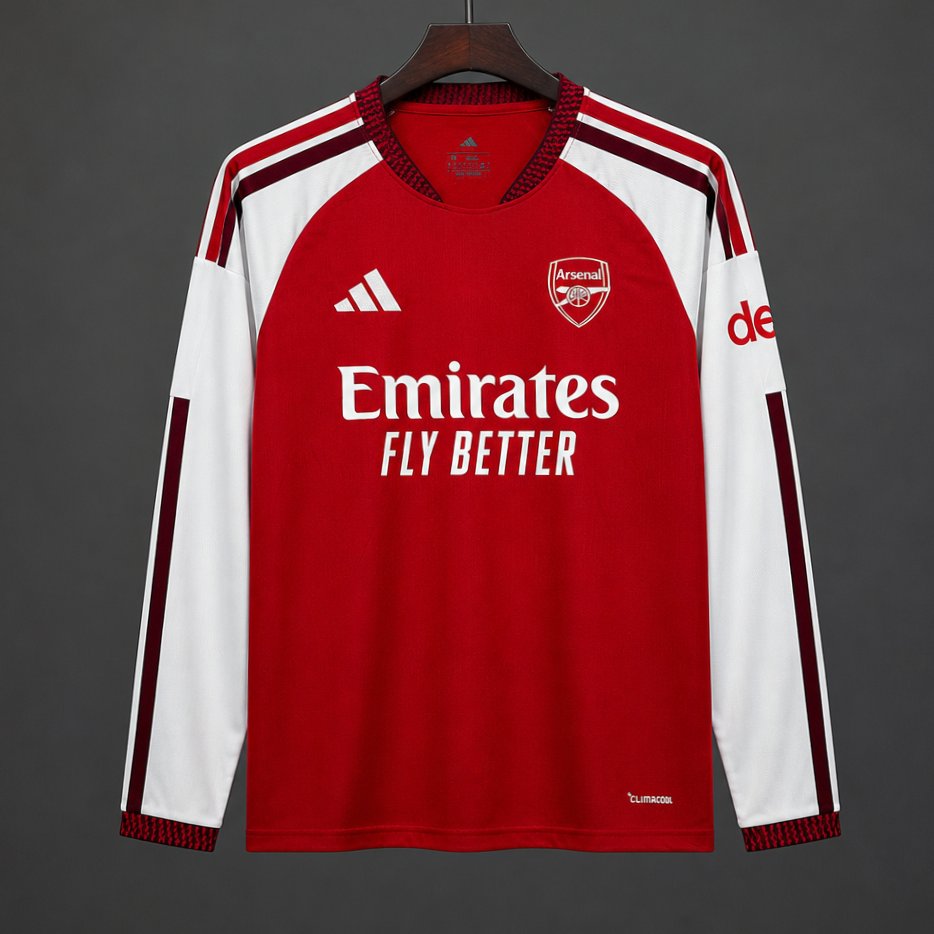 Maillot 26/27 Arsenal Domicile Manches Longues