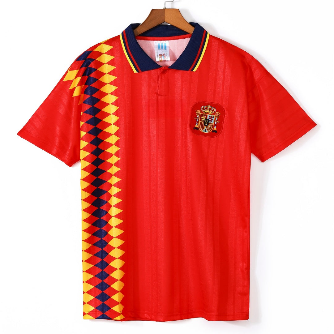 1994-1995 Maillot Espagne Domicile Retro