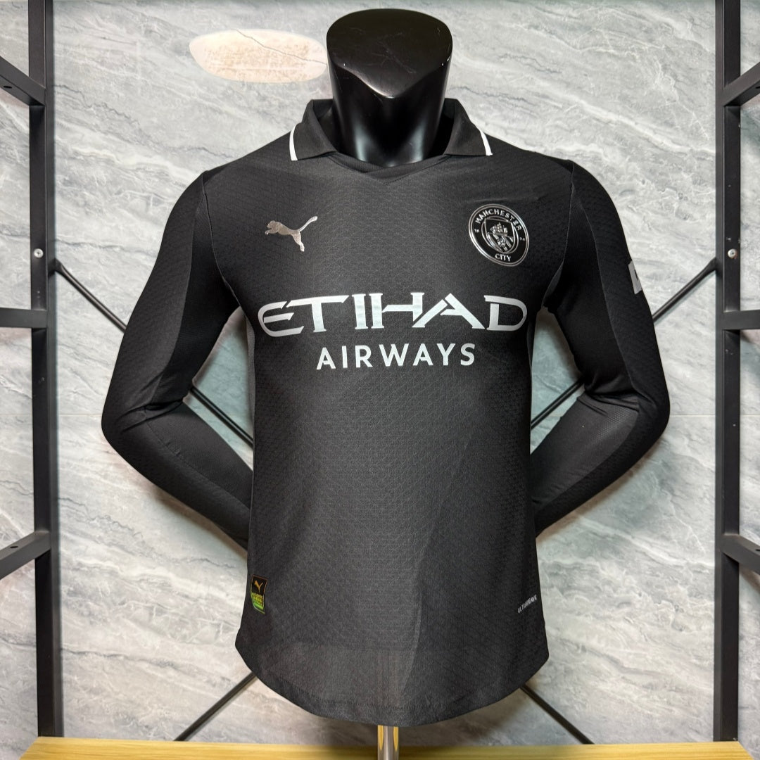 Maillot 25/26 Manchester City Extérieur player Manches Longues