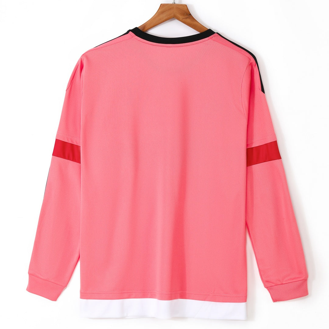 Maillot 2015-2016 Juventus Extérieur Manches Longues Retro