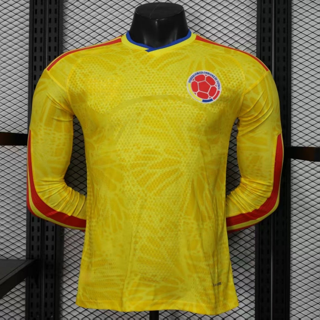 Maillot 25/26 Colombie Domicile player Manches Longues