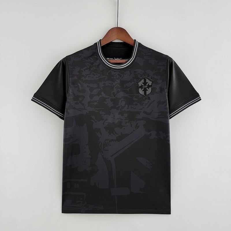 Brésil maillot Full Black 2022 - L'Univers du Maillot