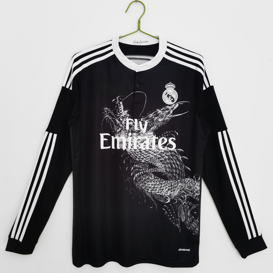 2014-20015 Maillot Retro Real Madrid Third Manches Longues