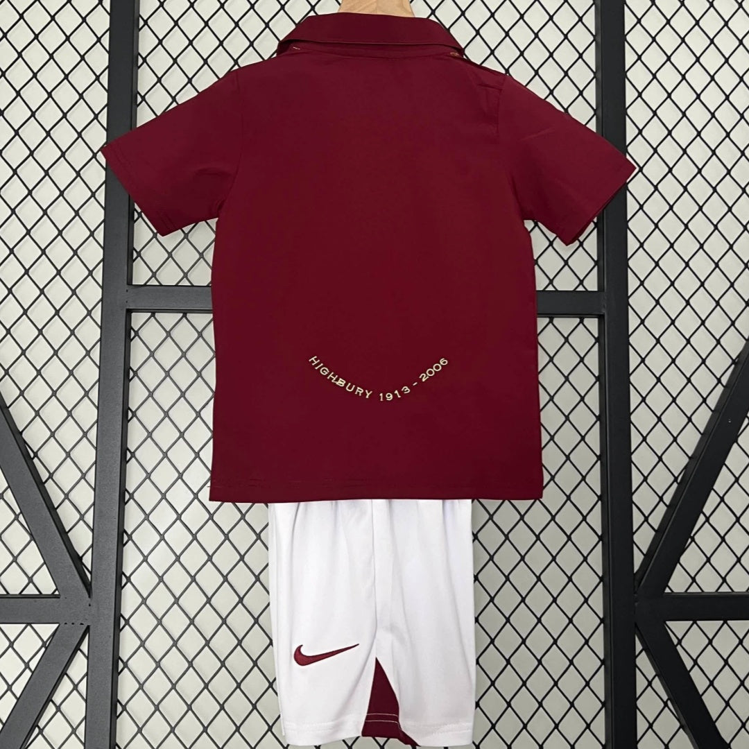 2005-2006 Ensemble Enfant Arsenal Domicile Rétro