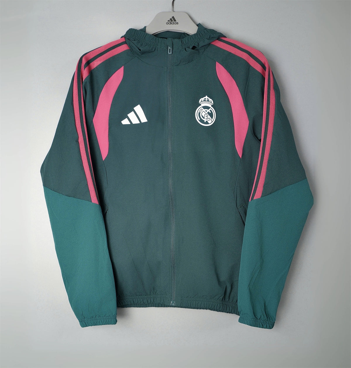 Veste coupe-vent réversible Real Madrid green