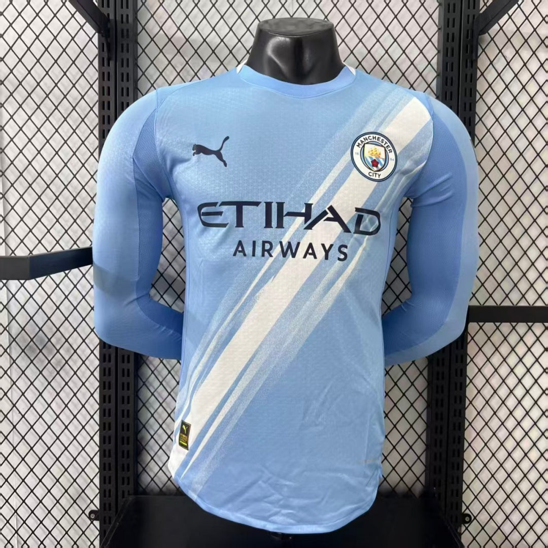 Maillot 25/26 Manchester City Domicile player Manches Longues