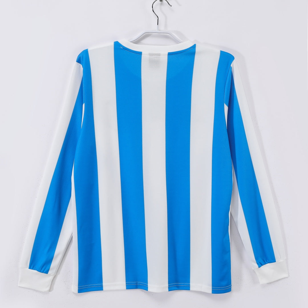 1986 Maillot Argentine Domicile Rétro Manches Longues