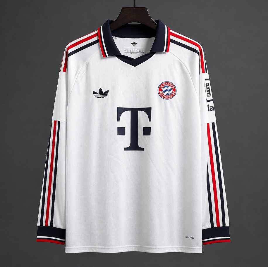 Maillot 26/27 Bayern Munich Extérieur Manches Longues