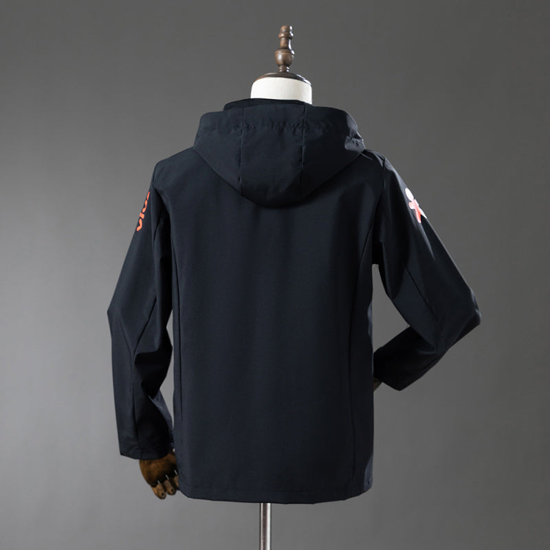 Veste coupe-vent réversible Brésil black