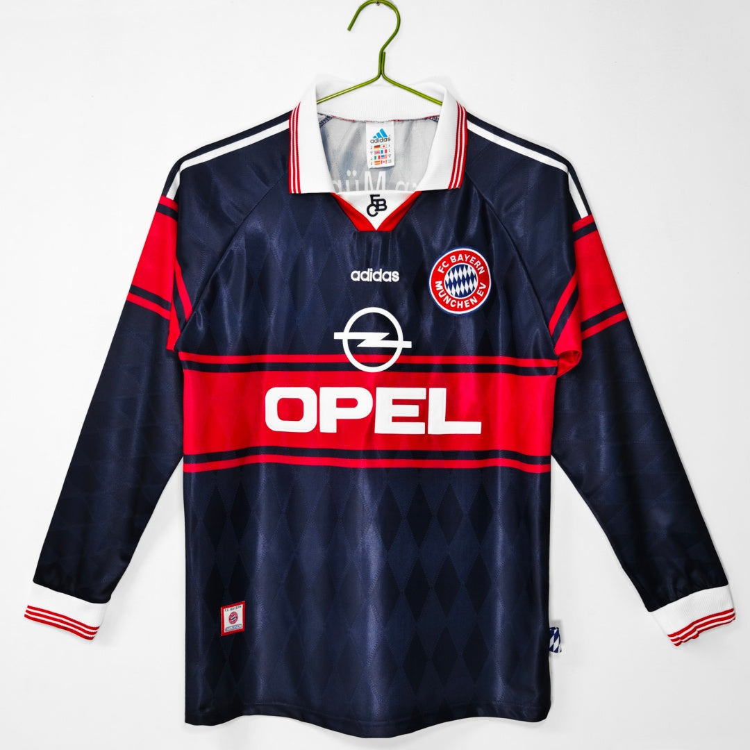 1997-1999 Maillot Retro Bayern Munich Domicile Manches Longues