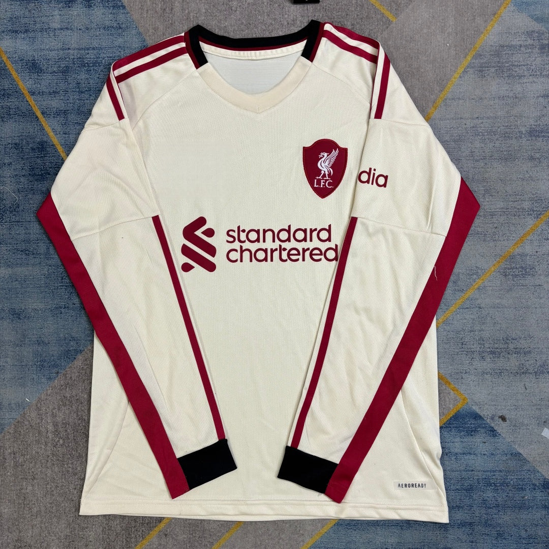 Maillot 25/26 Maillot Liverpool Extérieur Manches Longues