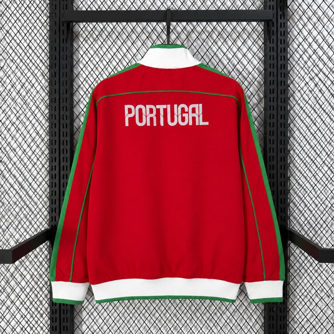 Veste coupe-vent réversible Portugal red