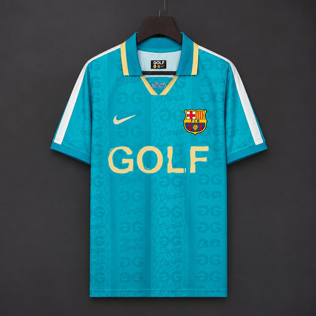 Maillot 26/27 Barcelone x Golf Wang El Clasico Light Blue