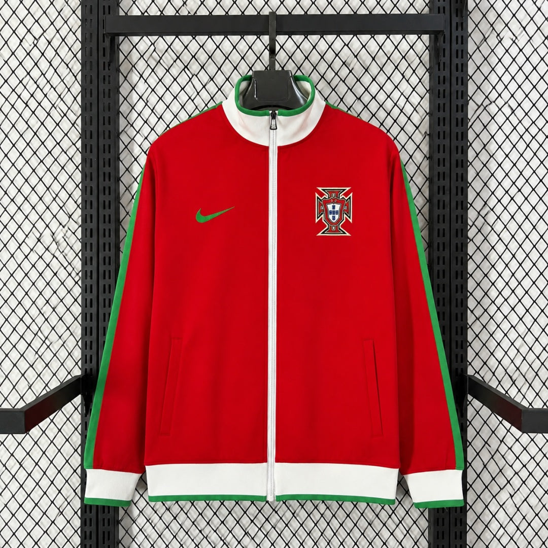 Veste coupe-vent réversible Portugal red