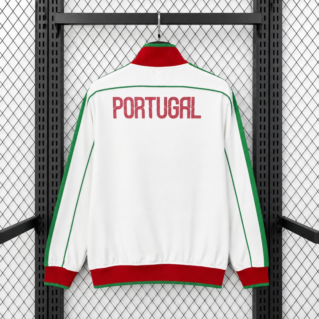 Veste coupe-vent réversible Portugal white