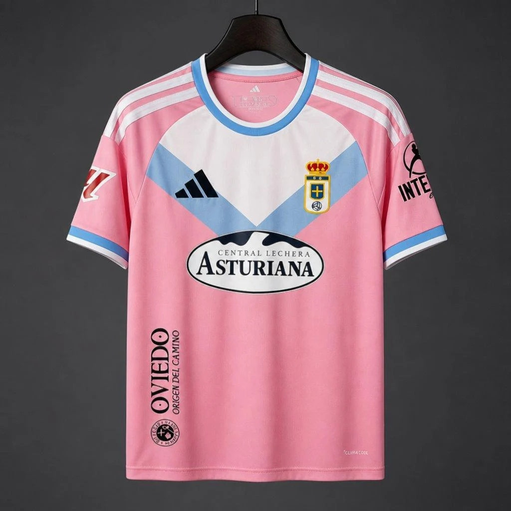 Maillot 26/27 Real Oviedo Away Pink