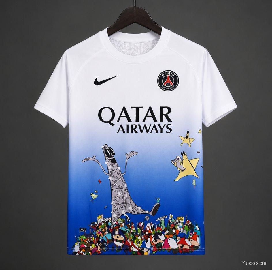 Maillot 25/26 PSG Champions Art Spécial