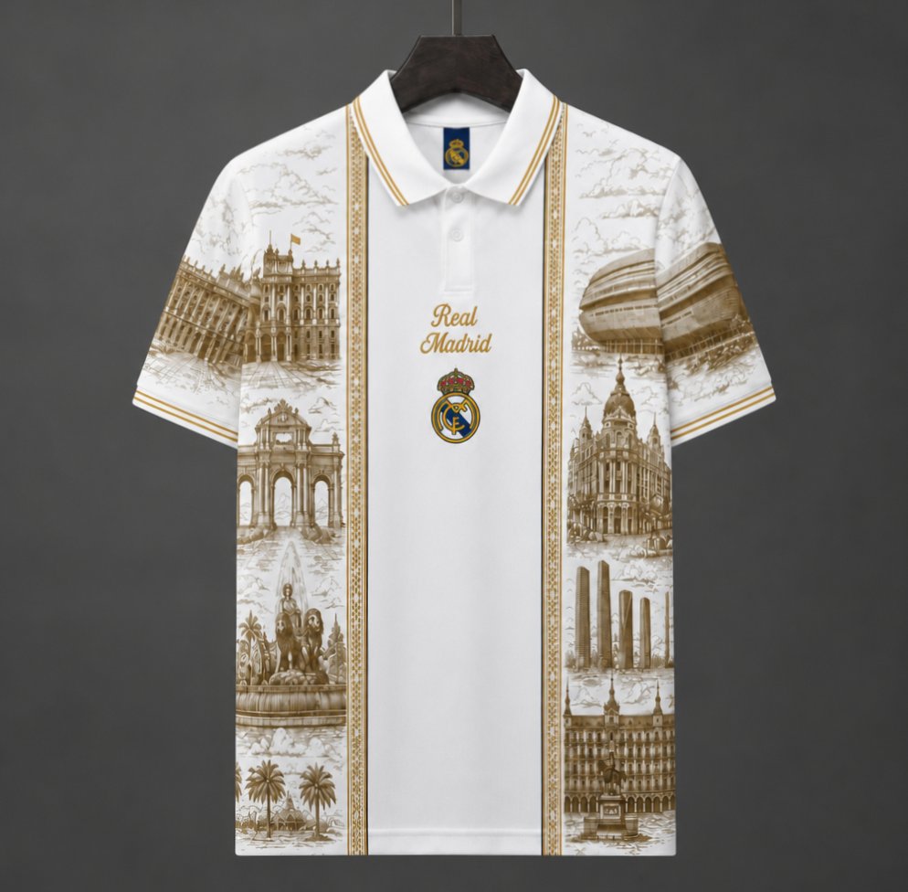 26/27 Maillot Real Madrid x Air Dior Paris Polo Collar