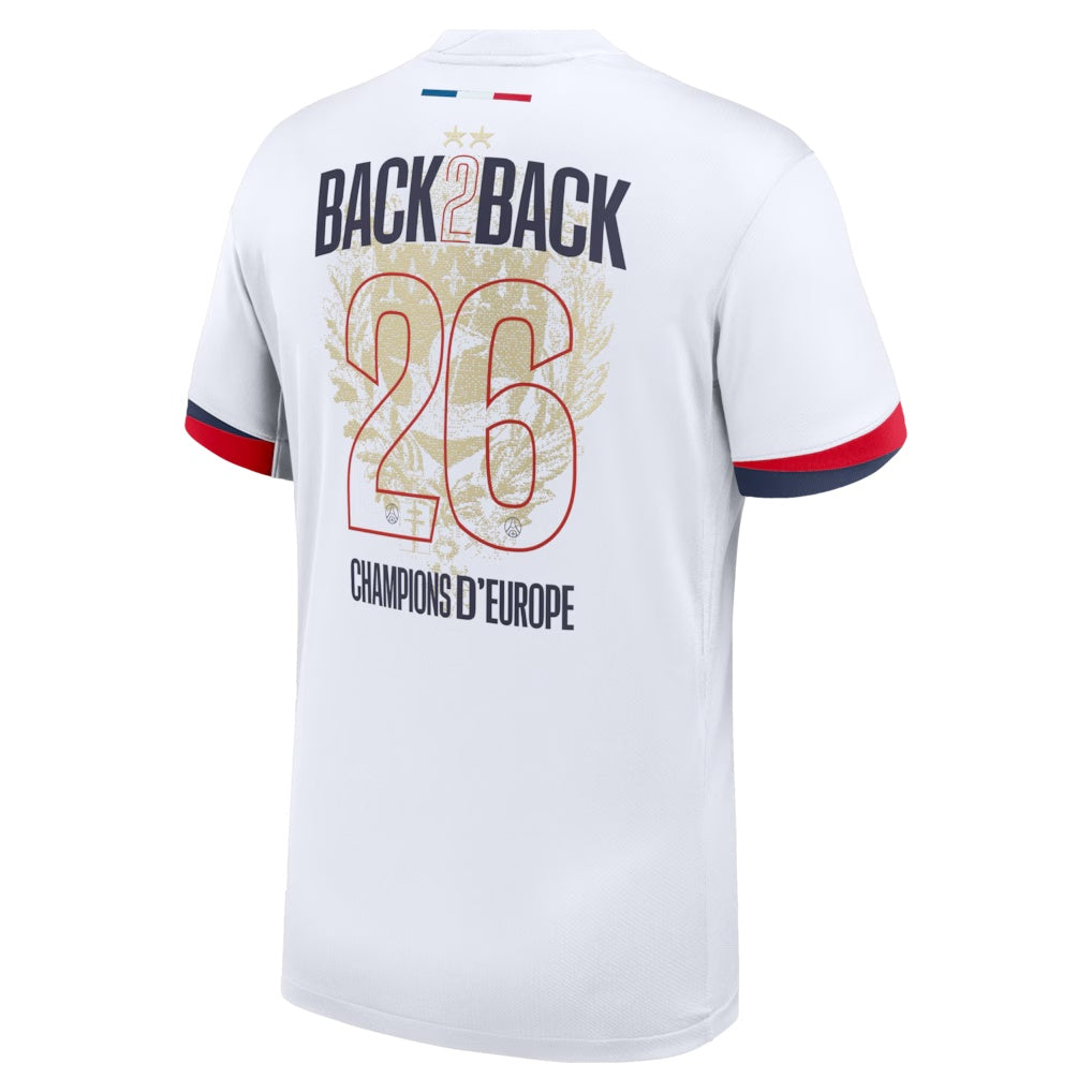 Maillot 25/26 PSG Extérieur Champions -fan Version  (⭐⭐) back2back -26