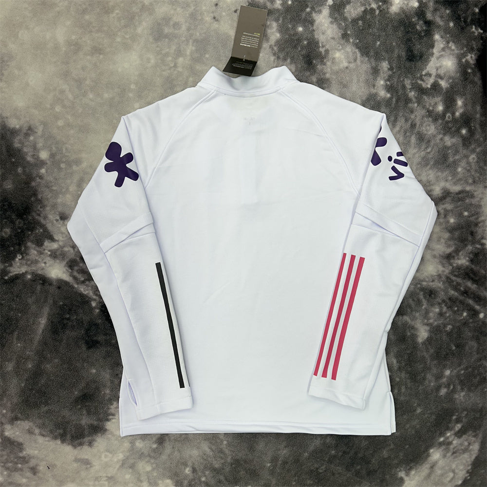 Veste du Brésil Zippé 2026 Longues training white