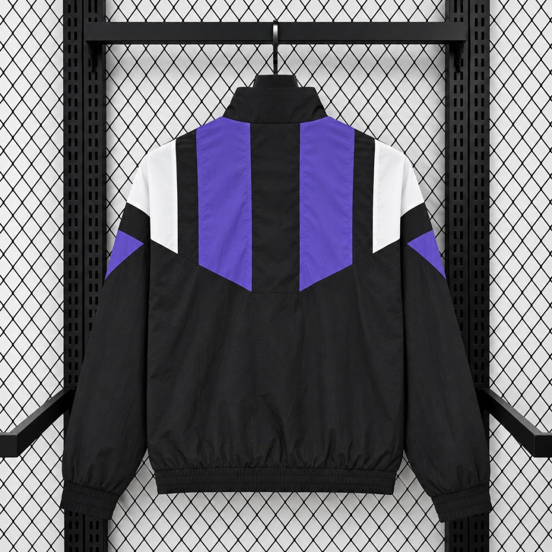 Veste coupe-vent réversible Real Madrid black