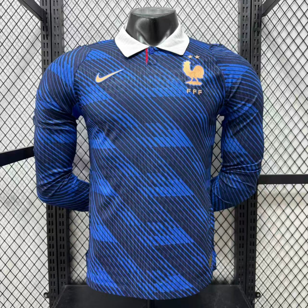 Maillot 2026 France Domicile player Manches Longues