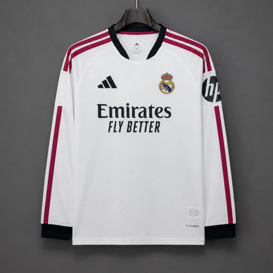 Maillot 26/27 Real Madrid Domicile  Manches Longues