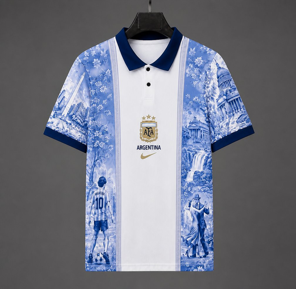 Maillot 2026 Argentine Special Edition Polo Collar
