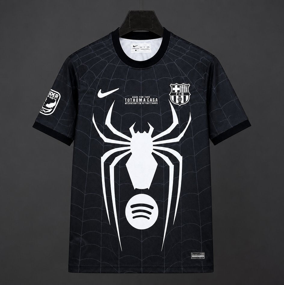 Maillot 26/27 Barcelone x Spider Black