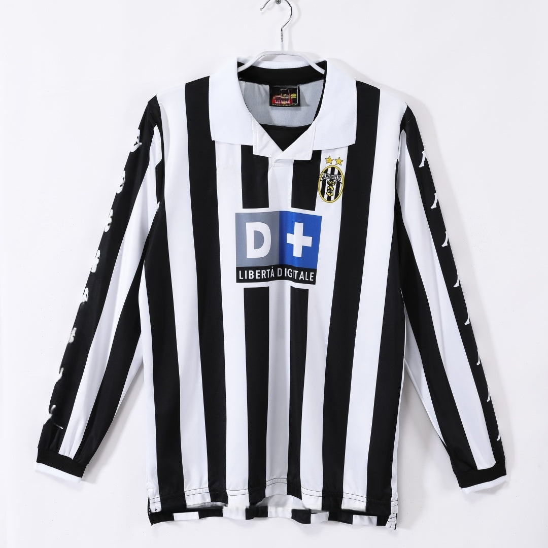 1999-2000 Maillot  Juventus Domicile Retro Manches Longues