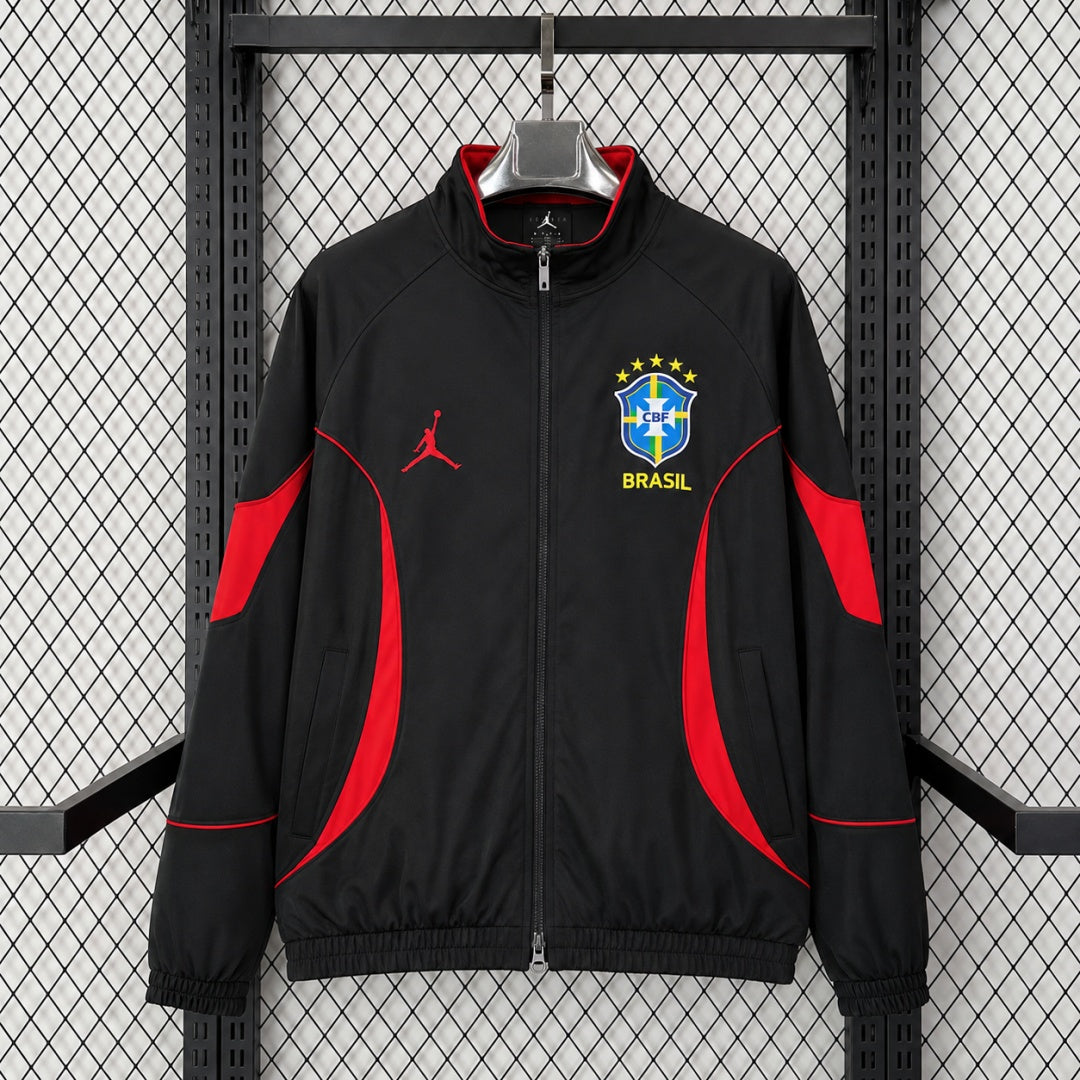 Veste coupe-vent réversible Brésil black