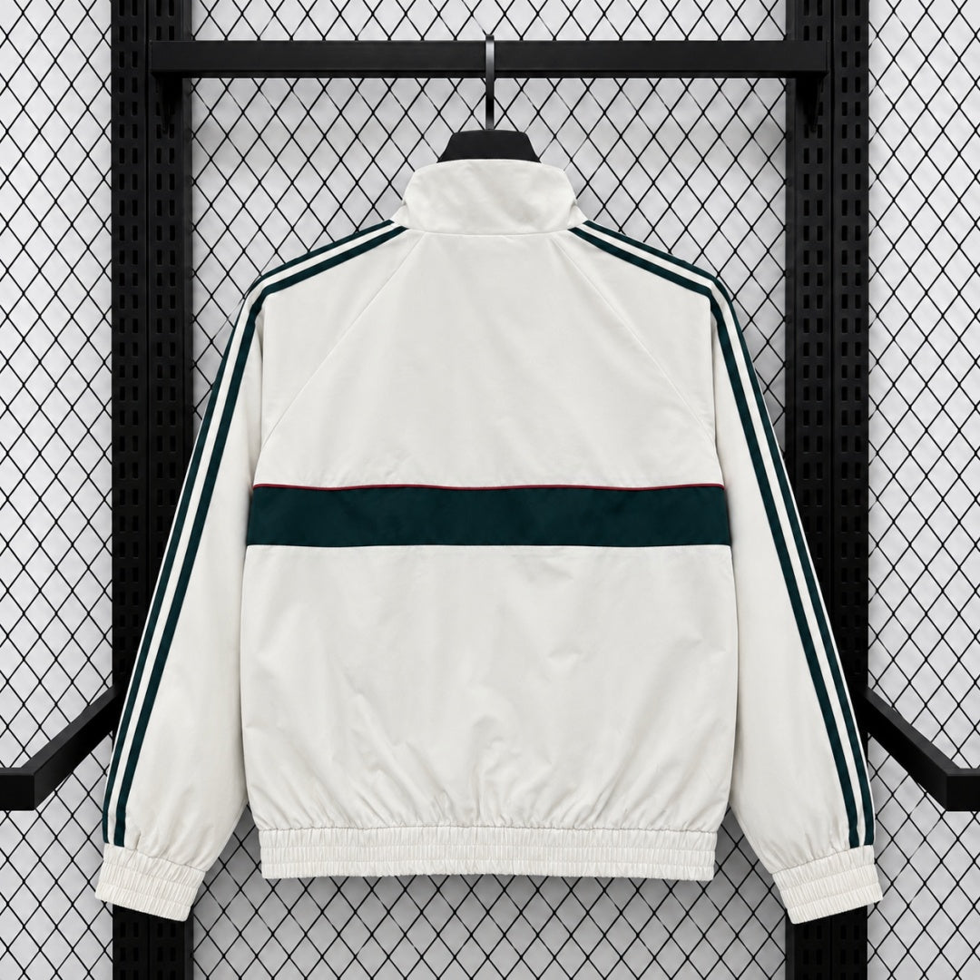 Veste coupe-vent réversible Real Madrid white
