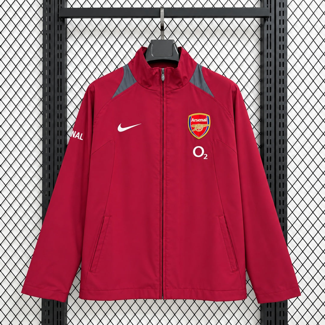 Veste coupe-vent réversible Arsenal red