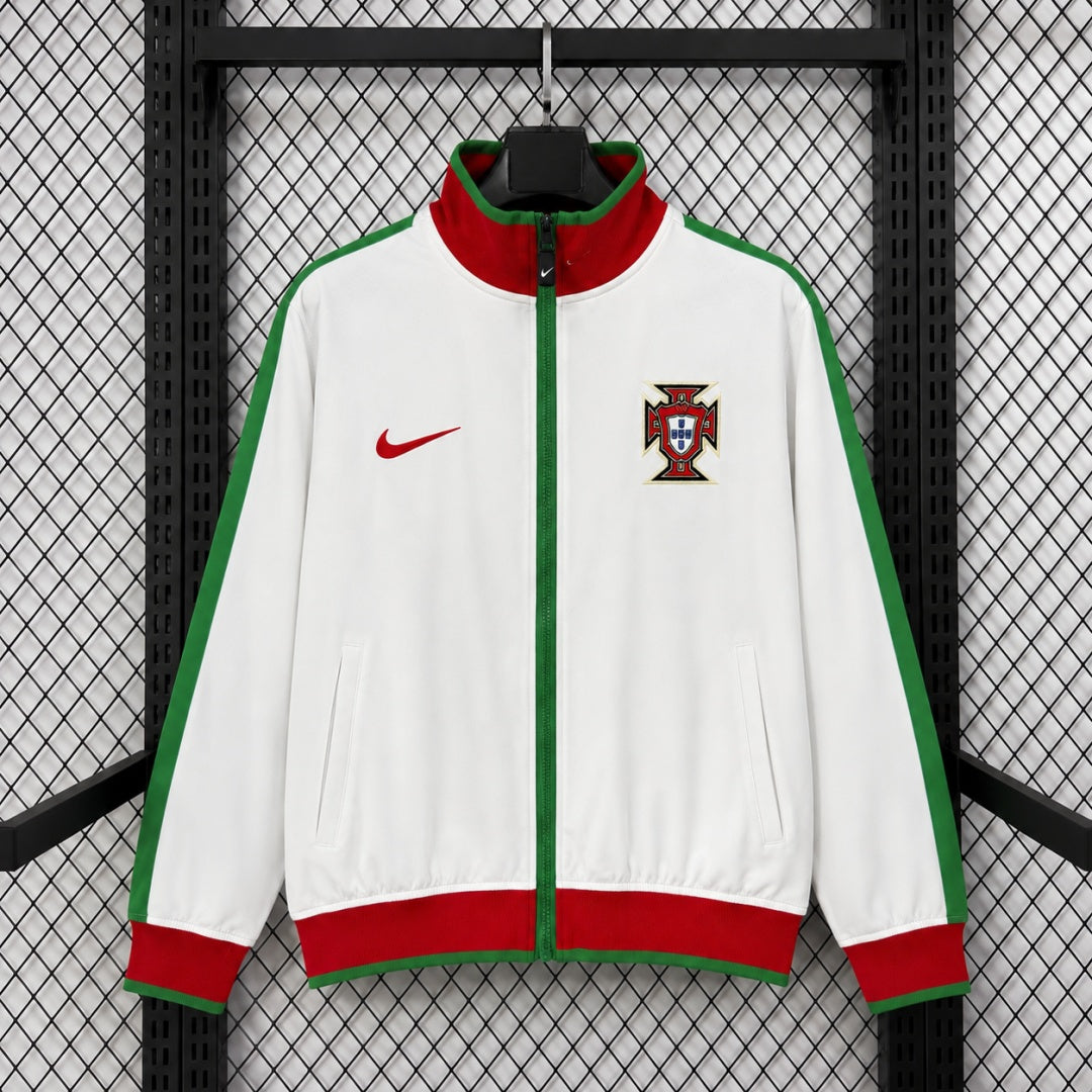 Veste coupe-vent réversible Portugal white