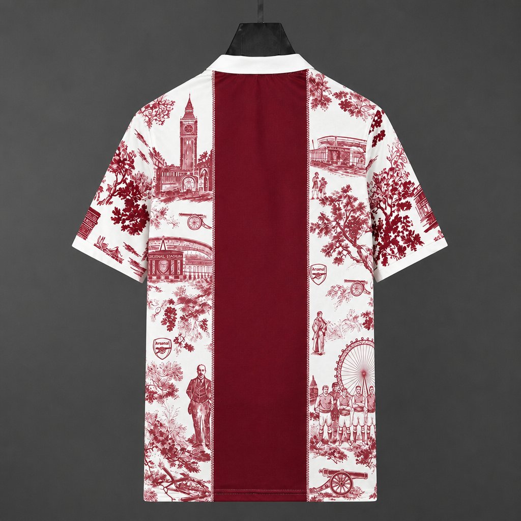 Maillot 26/27 Arsenal x Dior Red Special Edition